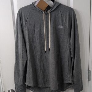 The North Face Women's Heather Gray Lightweight Hoodie